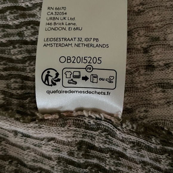 Free People Olive Floral Long Sleeve Top - Picture 9 of 15